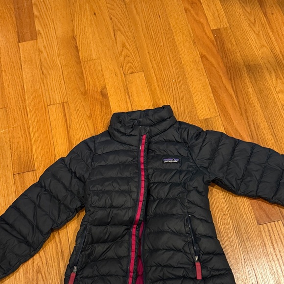 Patagonia Other - Patagonia Kids Navy and Pink Puffer Jacket